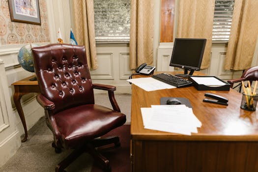 image of a legal office environment