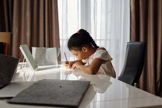 law student taking notes during a shadowing session